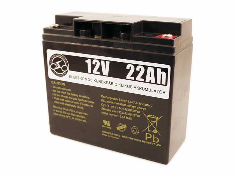 Acumulator 12V 22Ah bicicleta electrica (6-DZM-22) VLC939396