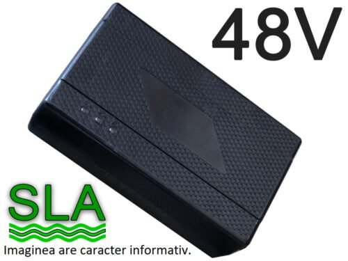 Încărcător cu trei poli și conector unghiular 48V 1.8A VLC463350 Încărcător cu trei poli și conector unghiular 48V 1.8A VLC463350