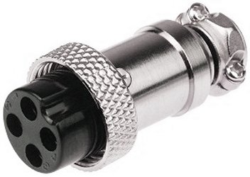 Mufă de încărcare (4PM16) pentru bicicletă electrică VLC445850 Mufă de încărcare (4PM16) pentru bicicletă electrică VLC445850